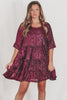 My Queen Sequin Baby Doll Dress