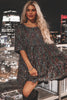 My Queen Sequin Baby Doll Dress