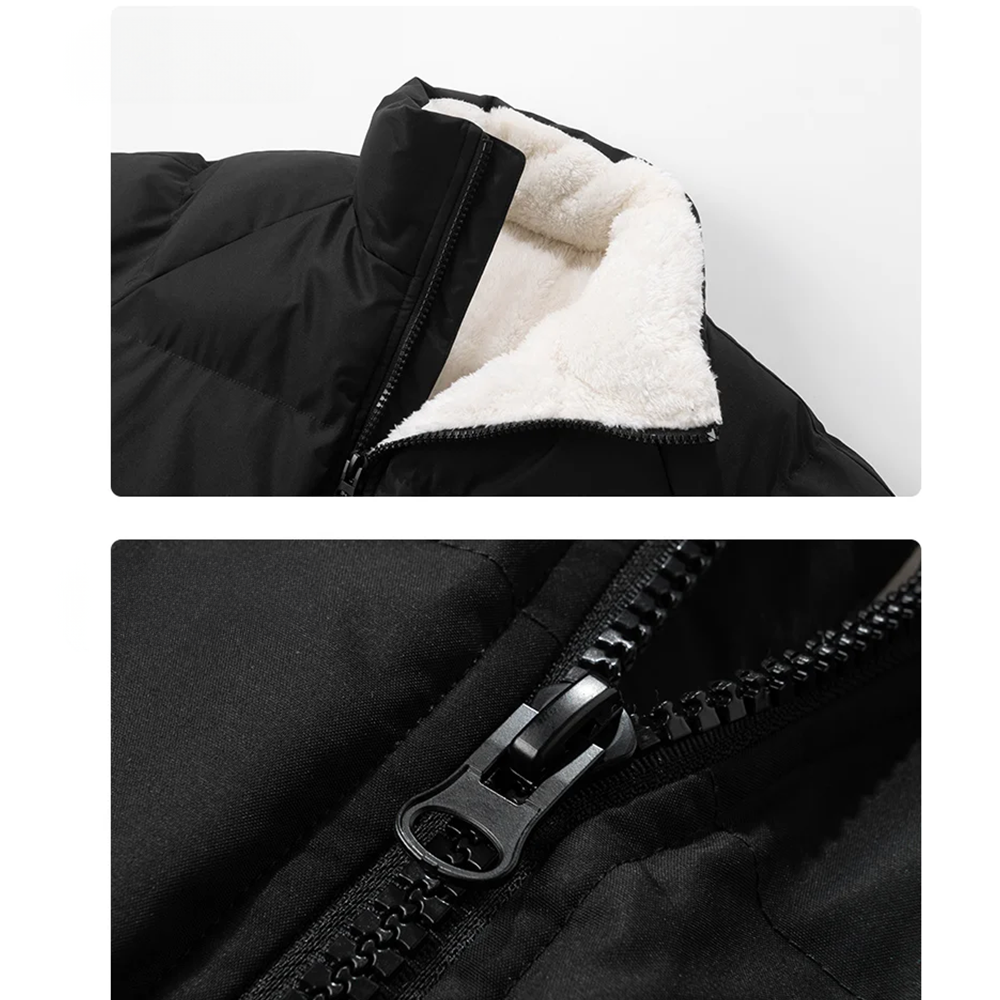 Winter Puffy Fleece Parka