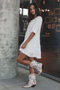 My Queen Sequin Baby Doll Dress