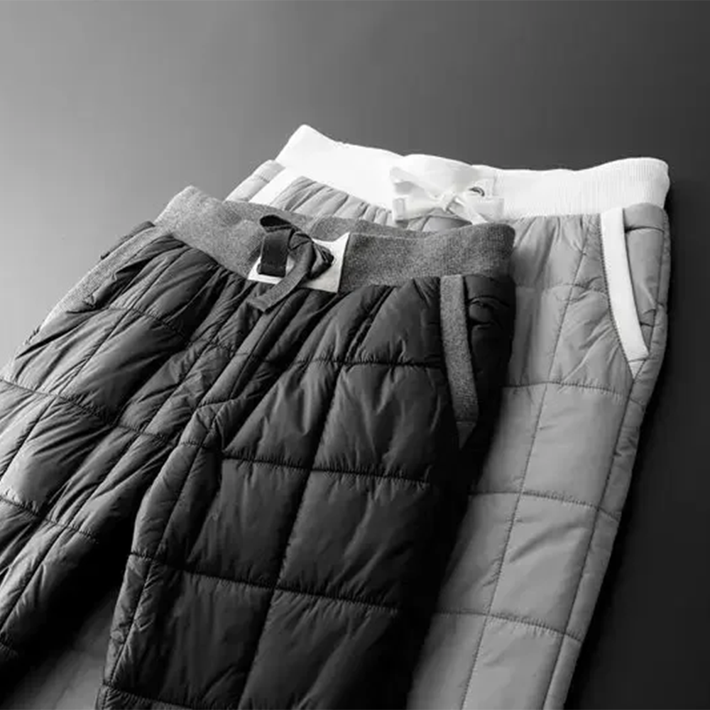 Mens Quilted Winter Sweater Set