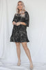 My Queen Sequin Baby Doll Dress