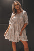My Queen Sequin Baby Doll Dress