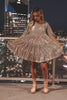 My Queen Sequin Baby Doll Dress