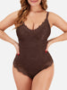 Lace V Neck Full Bodysuit Underwear