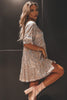 My Queen Sequin Baby Doll Dress