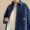Waffle Knit Corduroy Overshirt