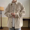 Waffle Knit Corduroy Overshirt