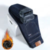 Velvet Thickened Straight Jeans
