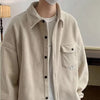 Waffle Knit Corduroy Overshirt