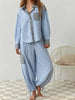 Cozy Plaid Lounge Set - 2 Piece Set
