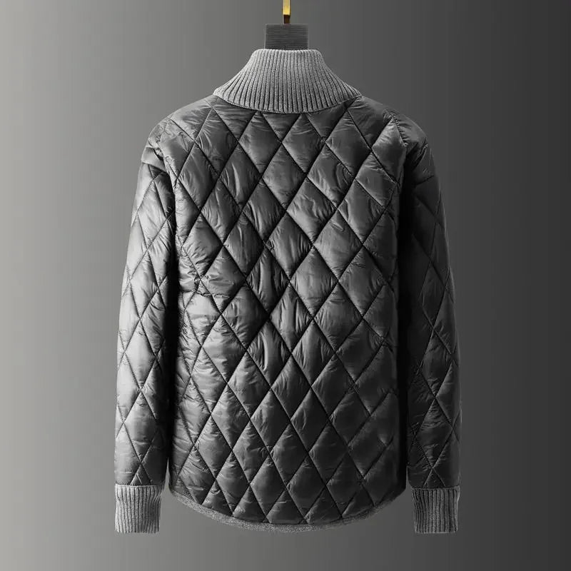 Mens Quilted Winter Sweater Set