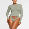 Viral Skims Cotton Jersey Long Sleeve