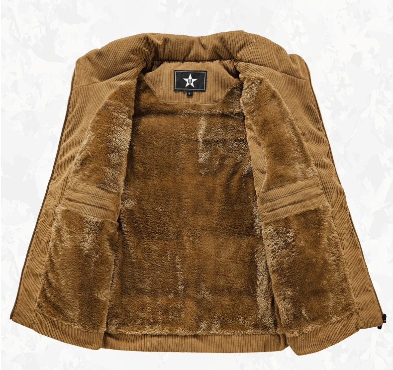 Winter Corduroy Sleeveless Vest