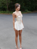 Babeish Corset Mini Dress - Beige