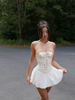 Babeish Corset Mini Dress - Beige