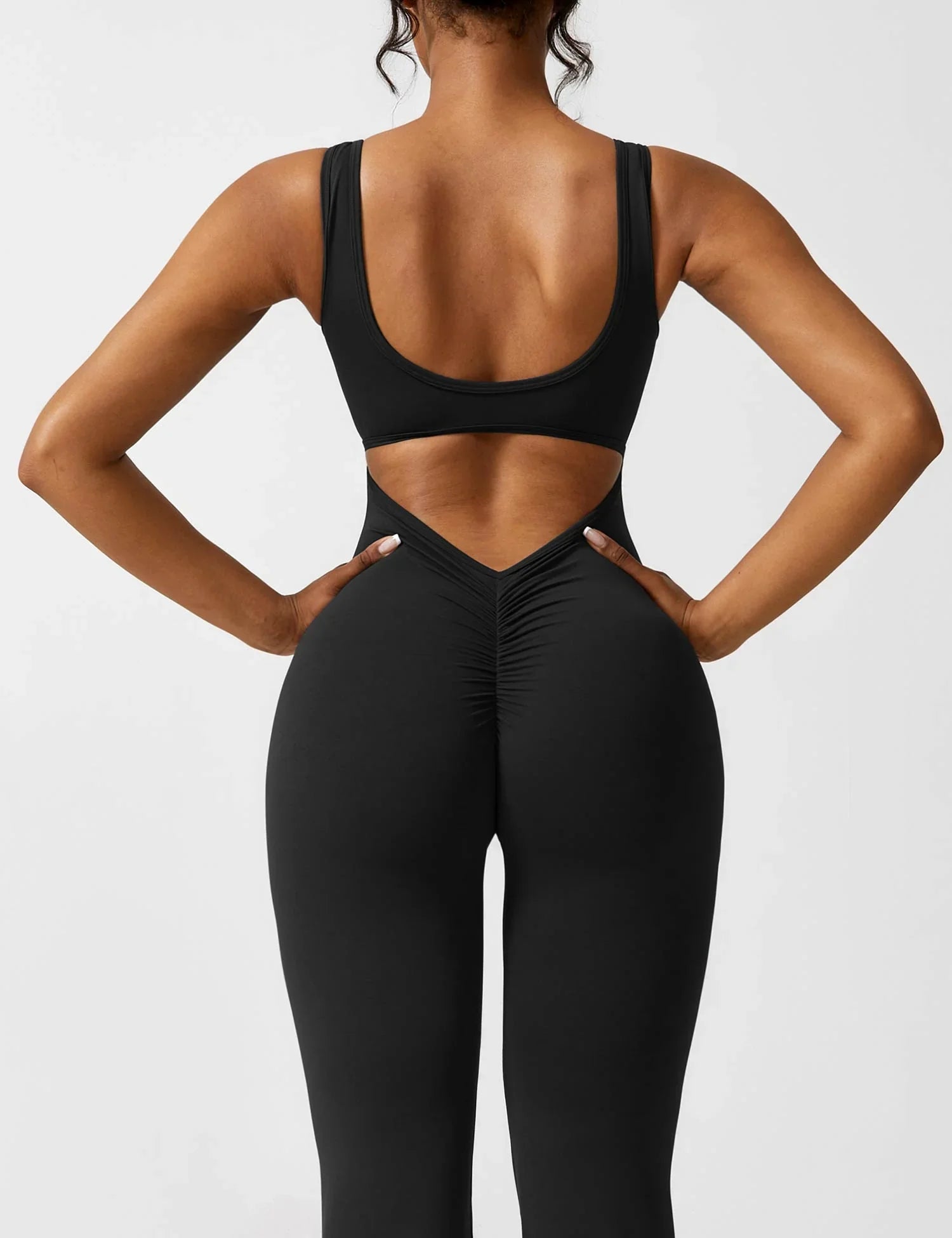 Candace V-Back Flared Jumpsuit Buy 1 Get 1 Free