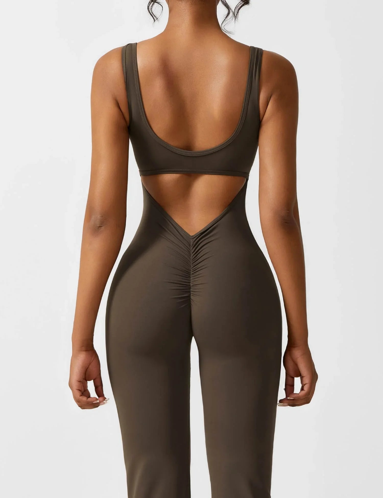Candace V-Back Flared Jumpsuit Buy 1 Get 1 Free
