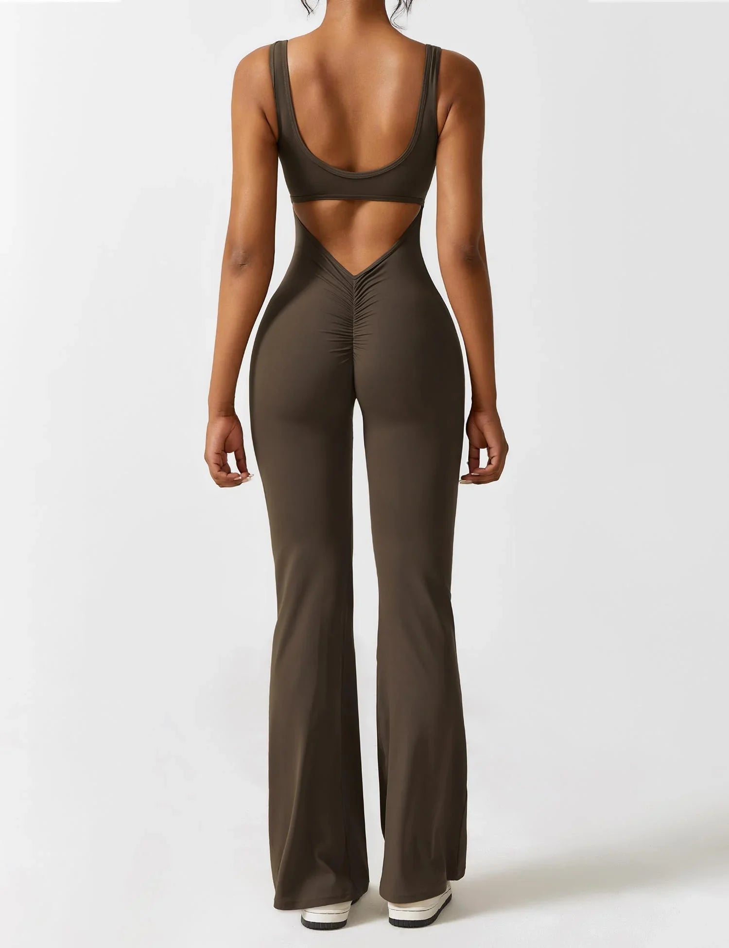 Candace V-Back Flared Jumpsuit Buy 1 Get 1 Free