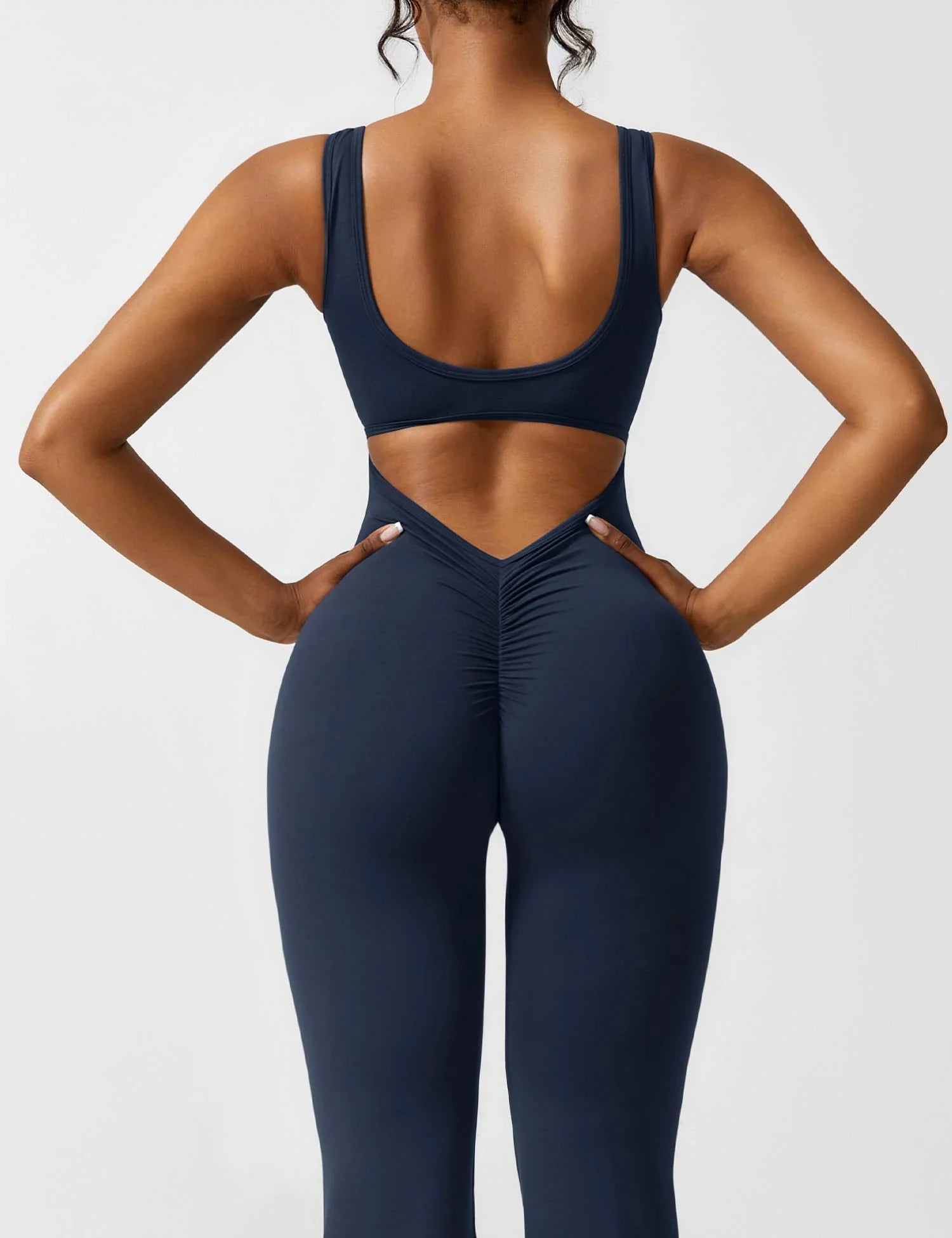 Candace V-Back Flared Jumpsuit Buy 1 Get 1 Free